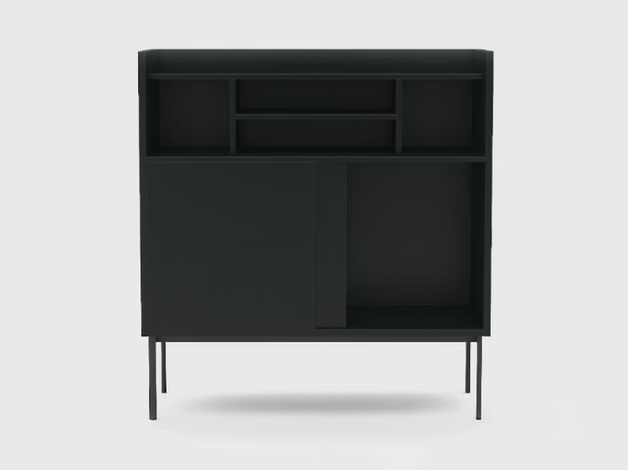 LIN - Highboard with sliding doors _ grado design